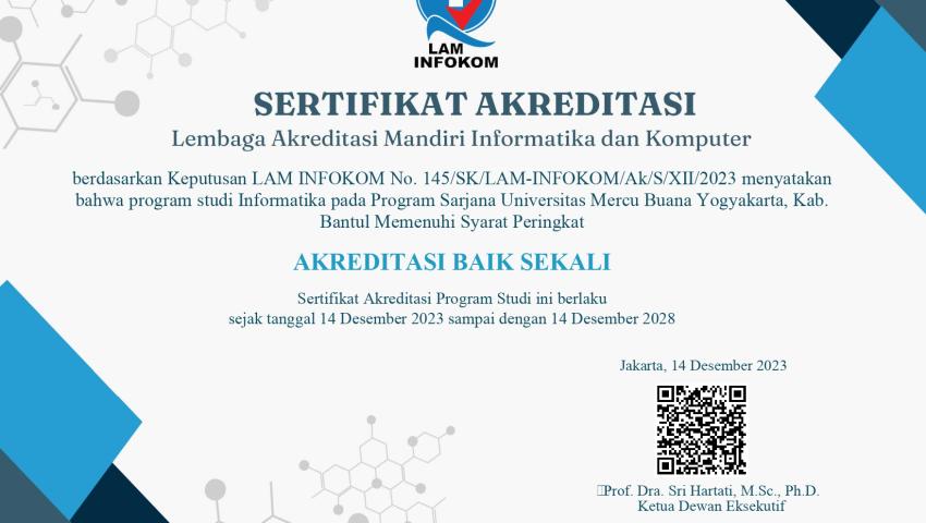 Sertifikat Akreditasi Prodi Informatika