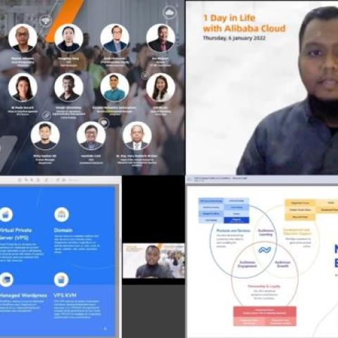 Mahasiswa Informatika UMBY Jadi Pembicara Di Event Alibaba Cloud