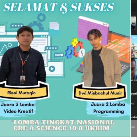 Mahasiswa FTI UMBY Raih Prestasi di Lomba Cre A Science 10.0