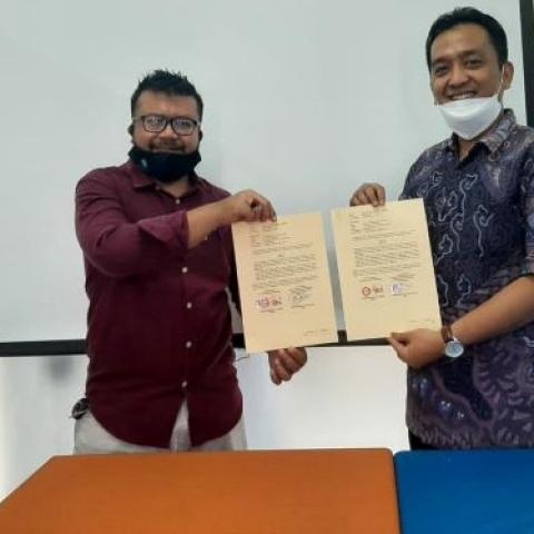 Penandatanganan MoU Implementasi MBKM dengan FTI Universitas Mercu Buana Yogyakarta