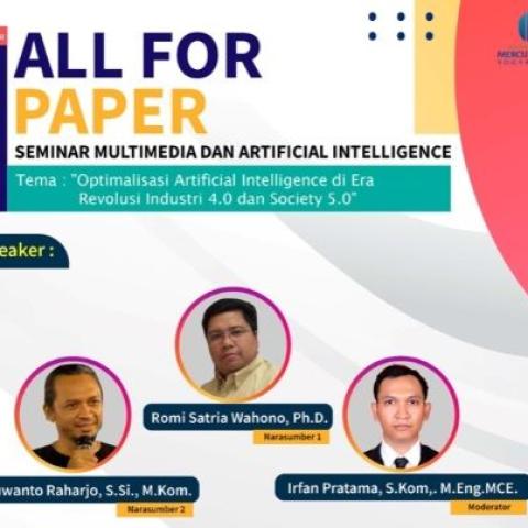 FTI UMBY Gelar Seminar Nasional Multimedia dan Artificial Intelligence, Ayo Buruan Daftar