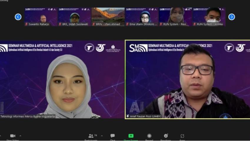 FTI UMBY Sukses Gelar Seminar Multimedia dan Artificial Intelligence 2021