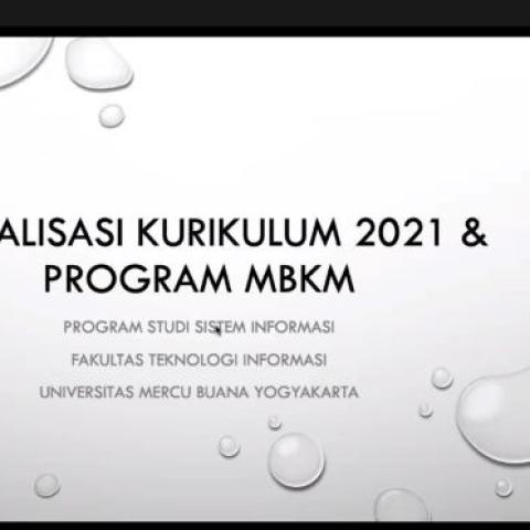 Prodi Sistem Informasi UMBY Sosialisasikan Penerapan Kurikulum MBKM Ke Mahasiswa