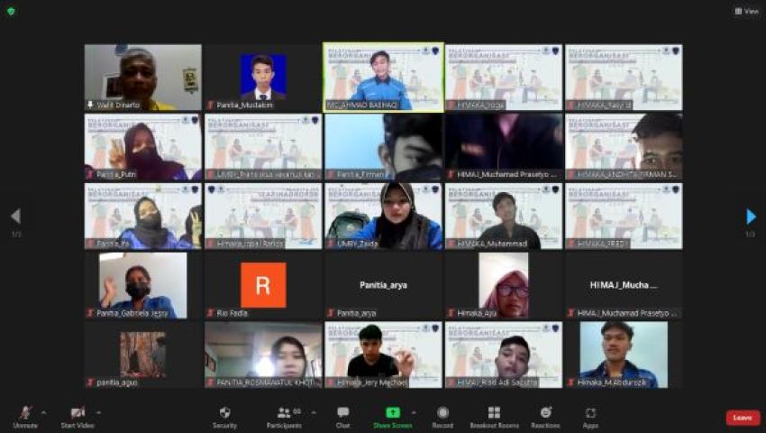 Himaka UMBY Sukses Gelar Webinar Bangun Jiwa Kepemimpinan