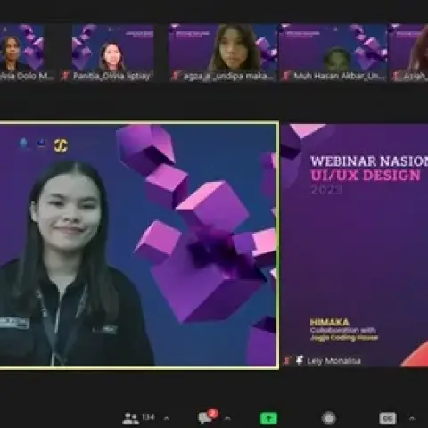 HIMAKA UMBY Gelar Webinar Nasional UI/UX Design