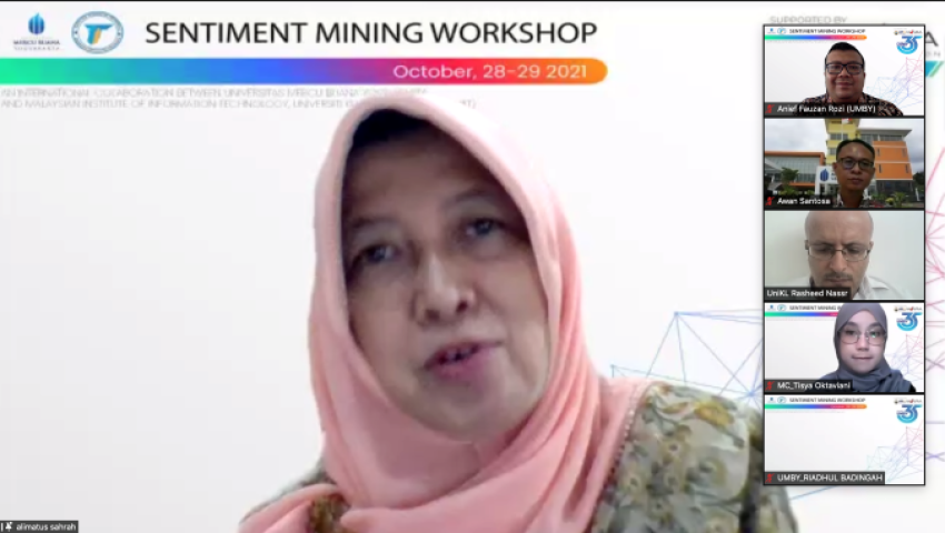 FTI UMBY Sukses Gelar International Workshop Sentiment Mining